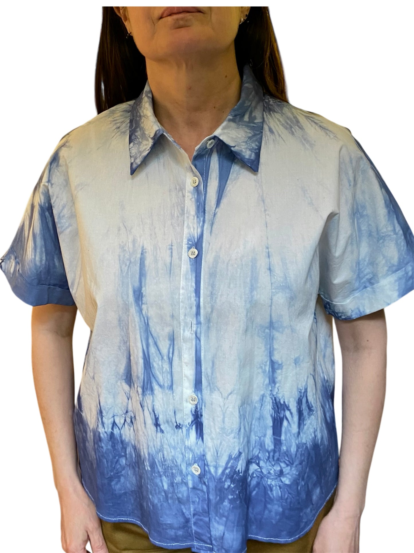Camicia cotone tintura naturale