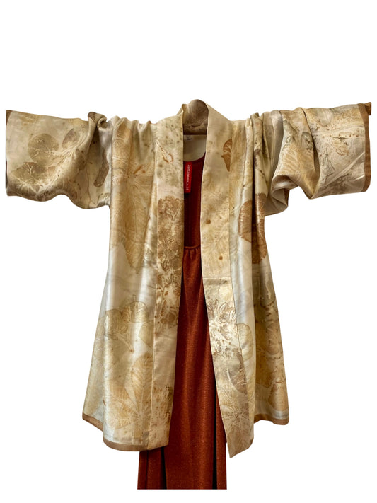 Kimono oro stampa naturale