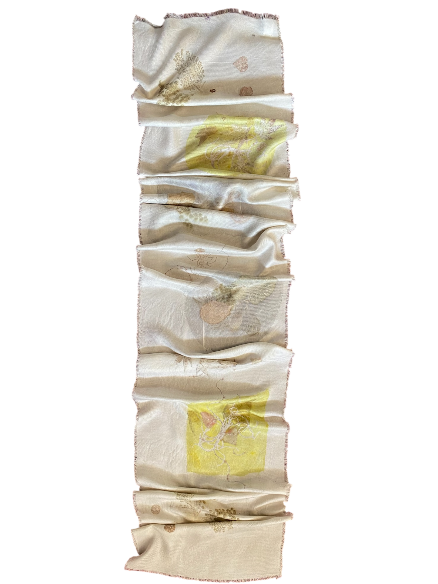 Sciarpa seta stampa naturale