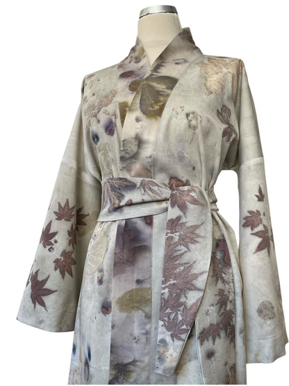 Kimono stampa naturale