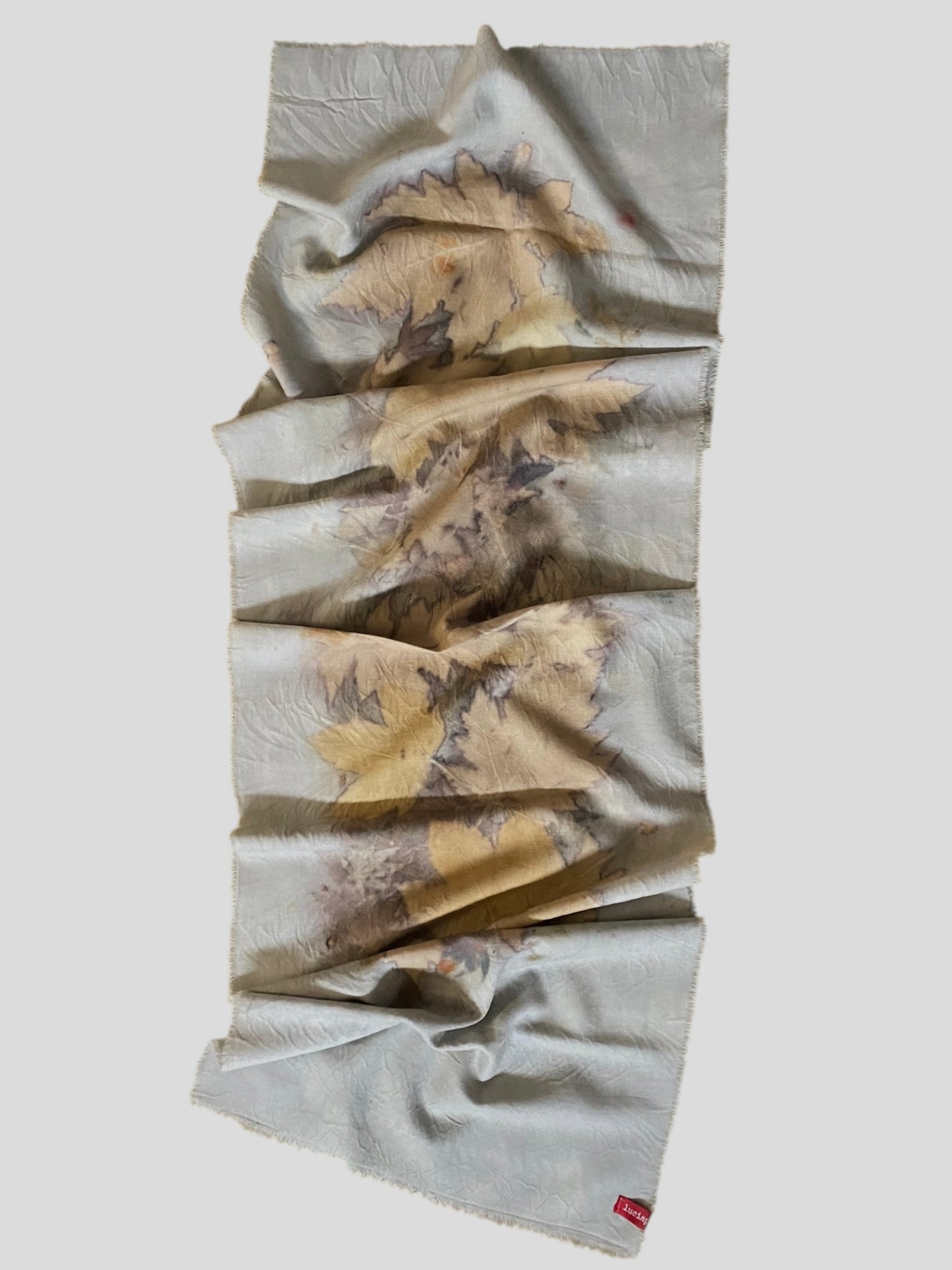 Sciarpa stampa naturale Acero