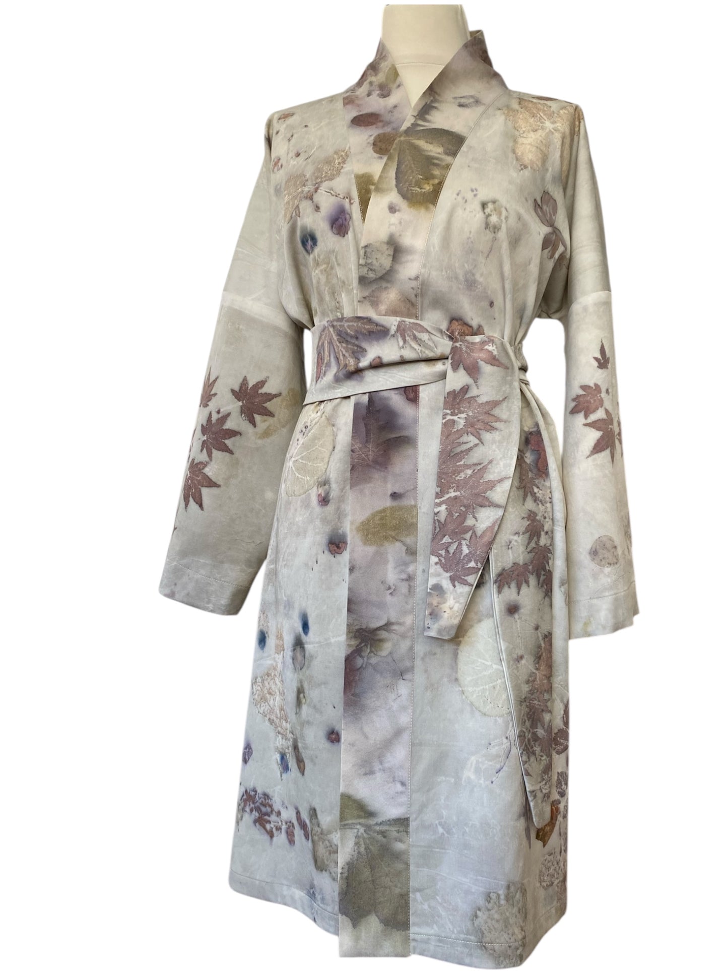 Kimono stampa naturale