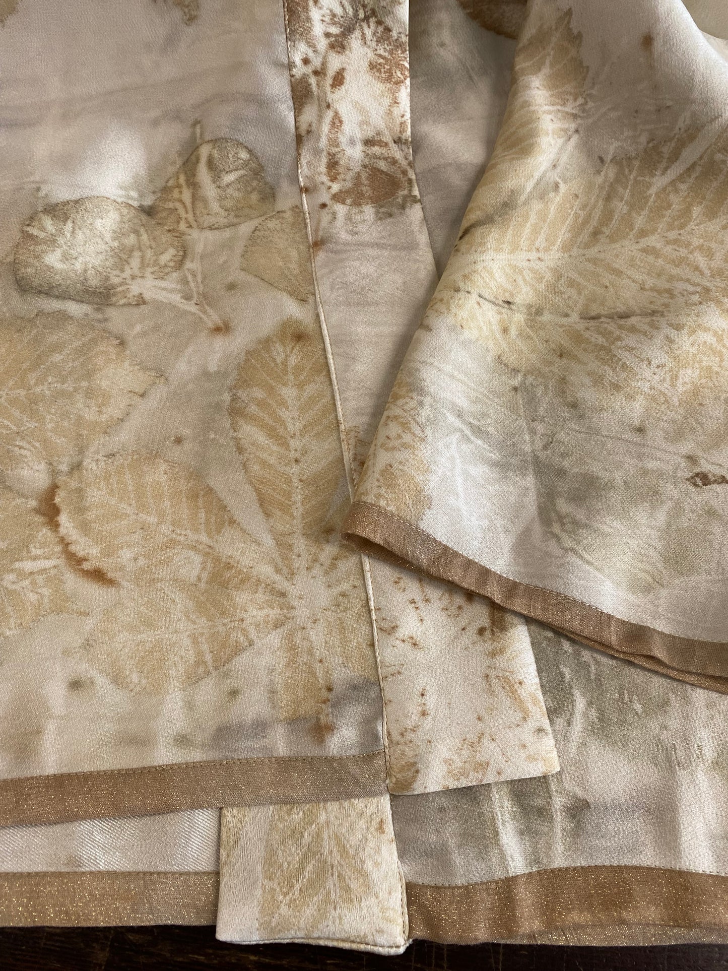 Kimono oro stampa naturale