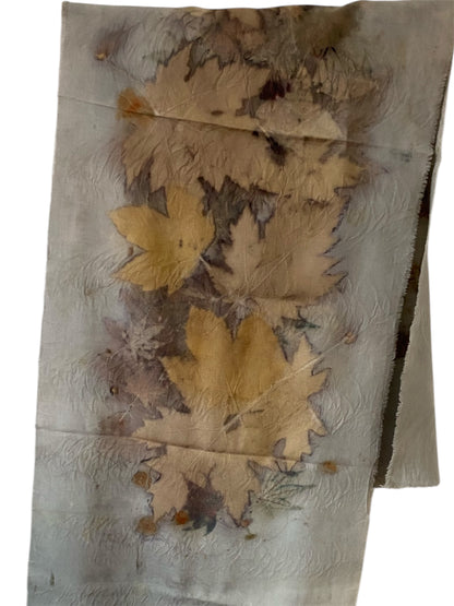 Sciarpa stampa naturale Acero