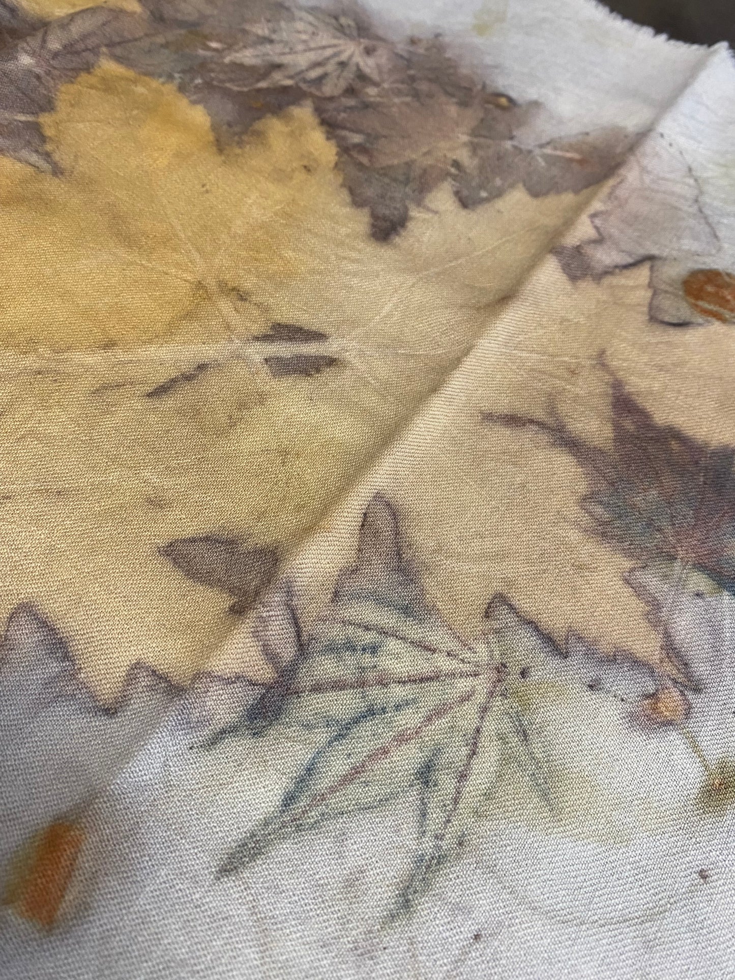 Sciarpa stampa naturale Acero