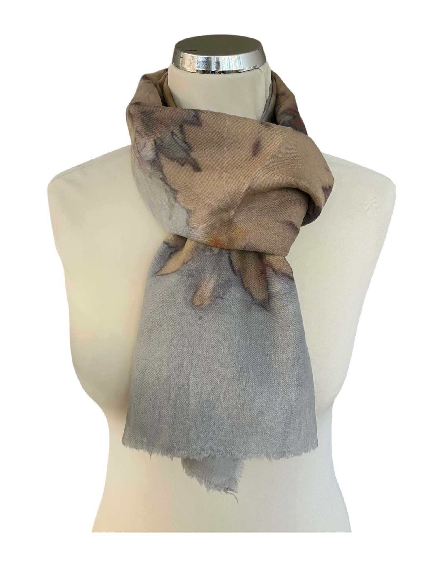 Sciarpa stampa naturale Acero