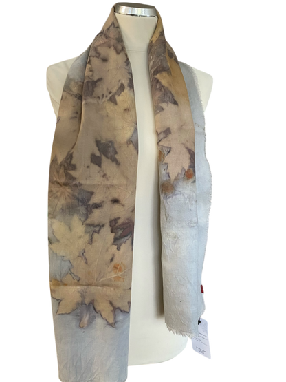 Sciarpa stampa naturale Acero